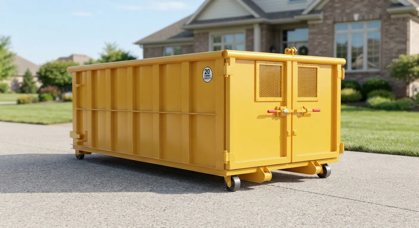 10 yard dumpster rental from our Davenport fleet