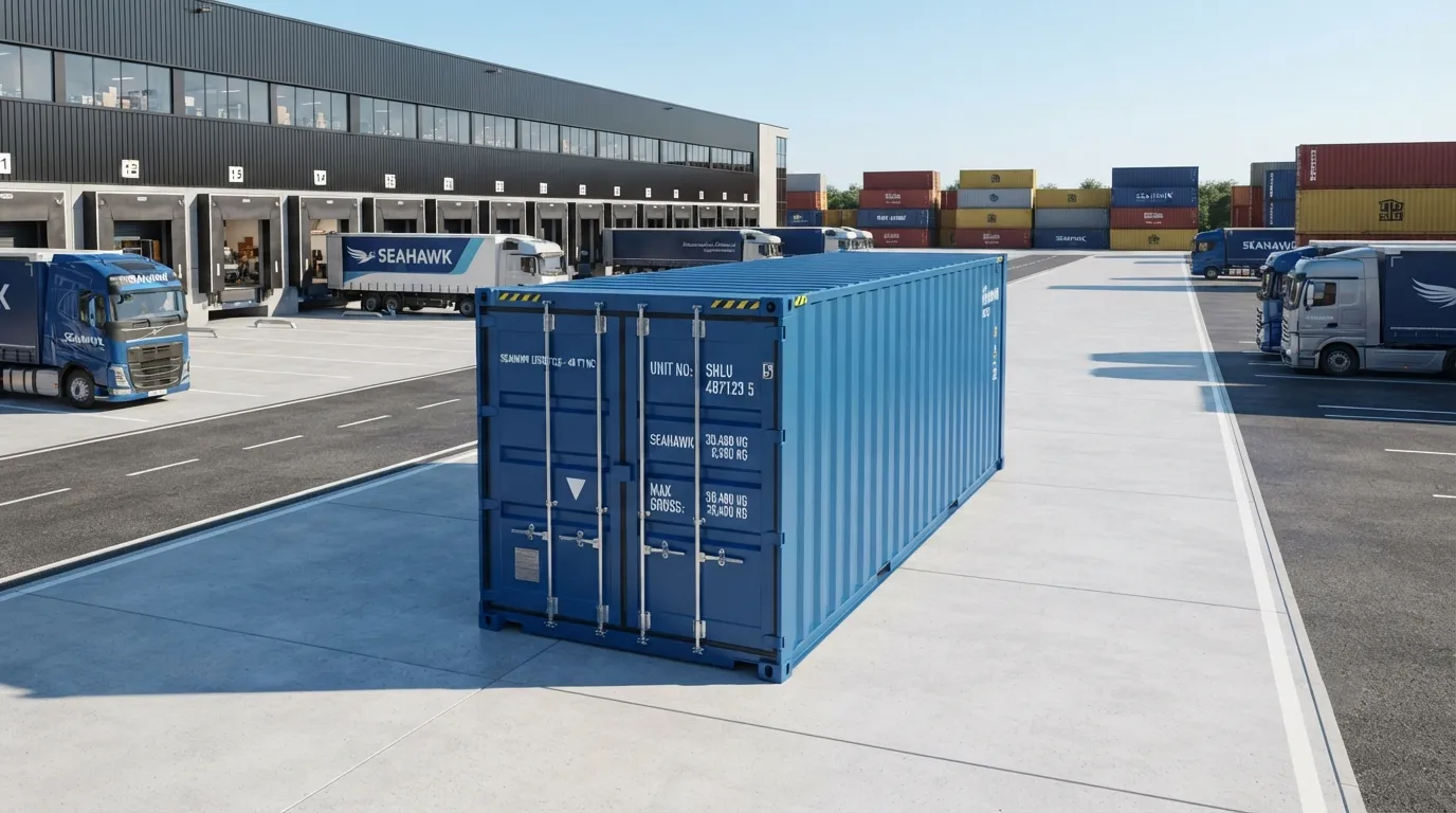 40ft storage container from our Davenport fleet